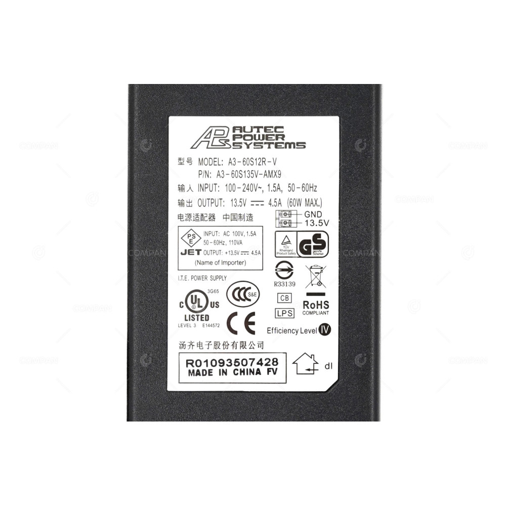 A3-60S135V-AMX9 APS MODEL:A3-60S12R-V 13.5V 4.5A A3-60S12R-V